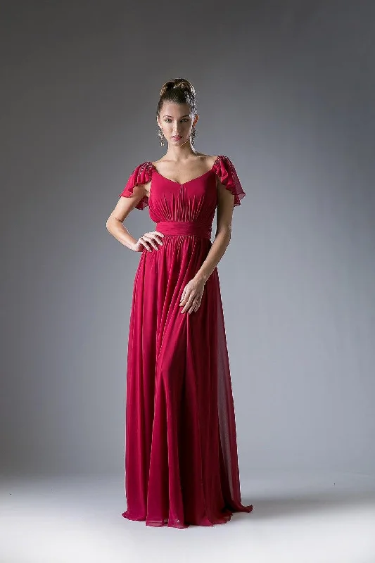 TightcontestCinderella Divine CD1002 Long Formal Dress Empire Waist Chiffon