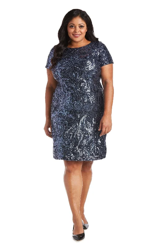 TightcontestR&M Richards 5051W Short Mother Of The Bride Dress Sale