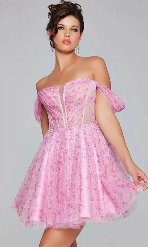 TightoffenseJovani 38000 - Embellished A-Line  Cocktail Dress