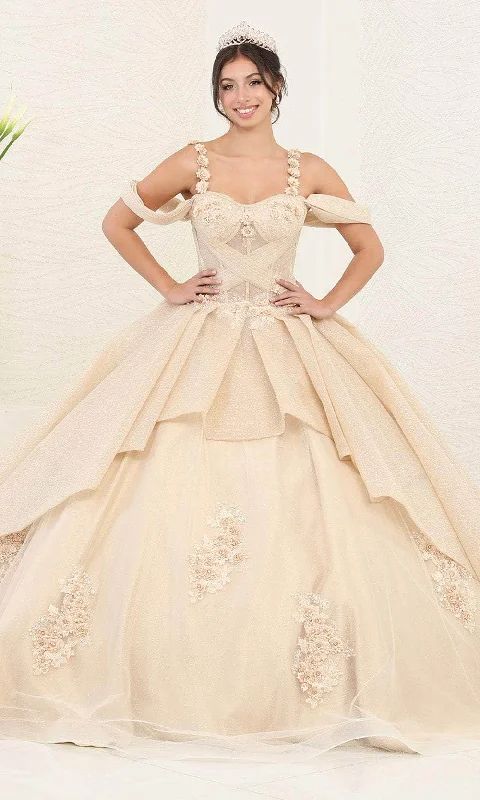 TightgameMay Queen LK250 - Floral Accented Ballgown