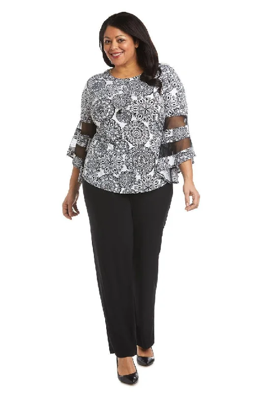 TightbuckleR&M Richards 7838W Plus Size Two Piece Pant Set