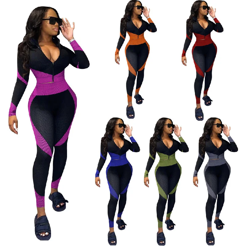 womens winter 2 piece pants set ladies sweat suits long sleeve two piece set women clothing 2022