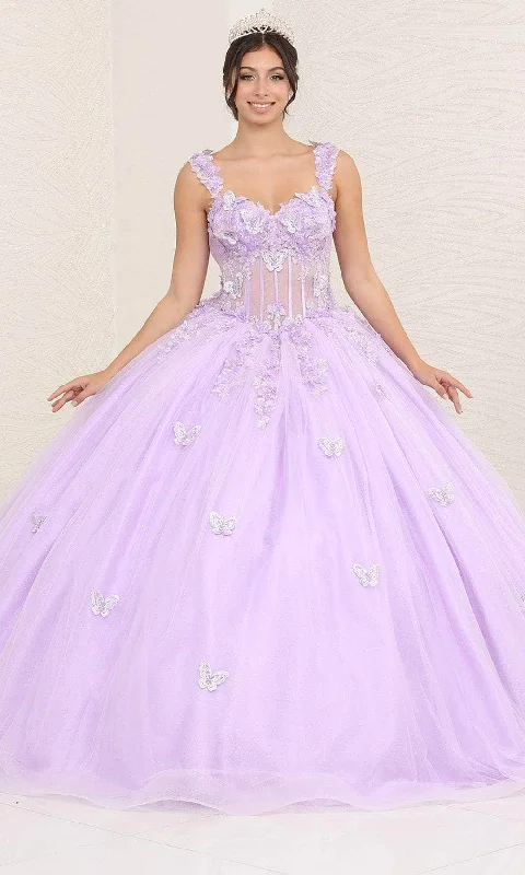 TightshoeMay Queen LK242 - Butterfly Applique Ballgown