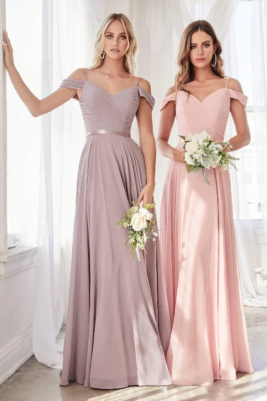 TightensembleCinderella Divine CD0156 Long Bridesmaids Formal Off Shoulder Prom Dress