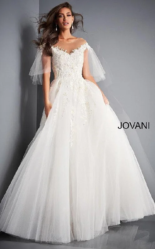 TightoffenseJovani 67209 Long A-line Wedding Dress JB