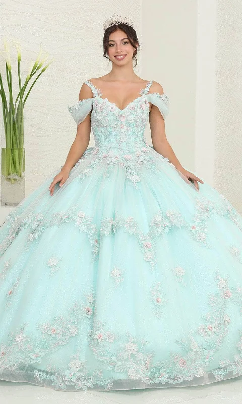 TightshipMay Queen LK258 - Cold Shoulder Ballgown