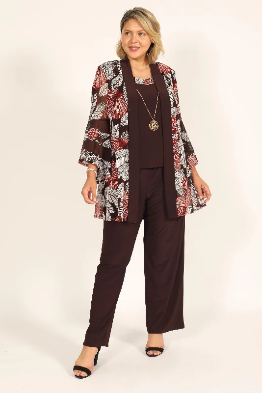 TightloopR&M Richards 7496 Two Piece Print Pant Suit