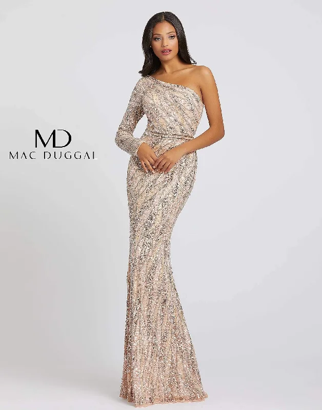 TightlinkMac Duggal 4982 Prom Long Formal One Shoulder Evening Dress