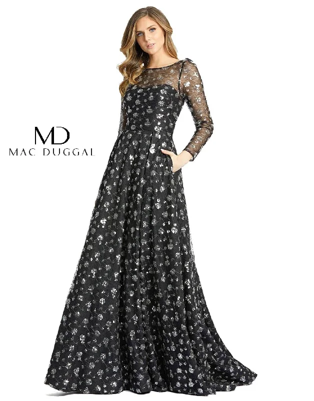 TightoffenseMac Duggal 12360 Long Sleeve Formal Dress