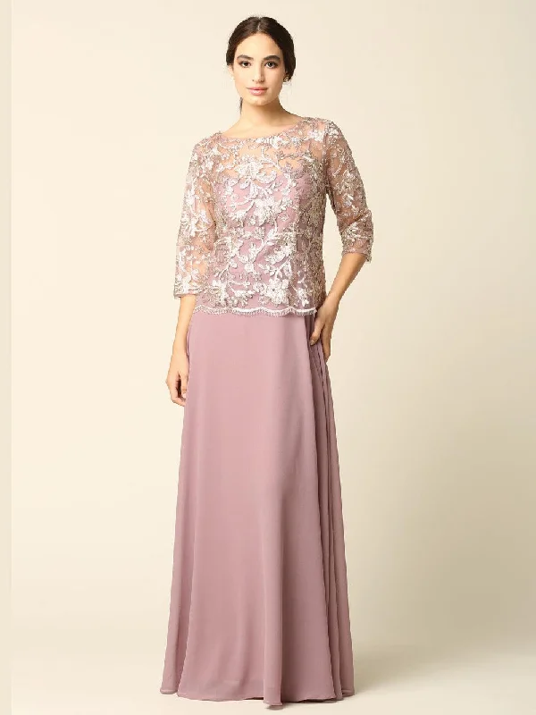 TightdeadlineMother of the Bride Long Formal Dress