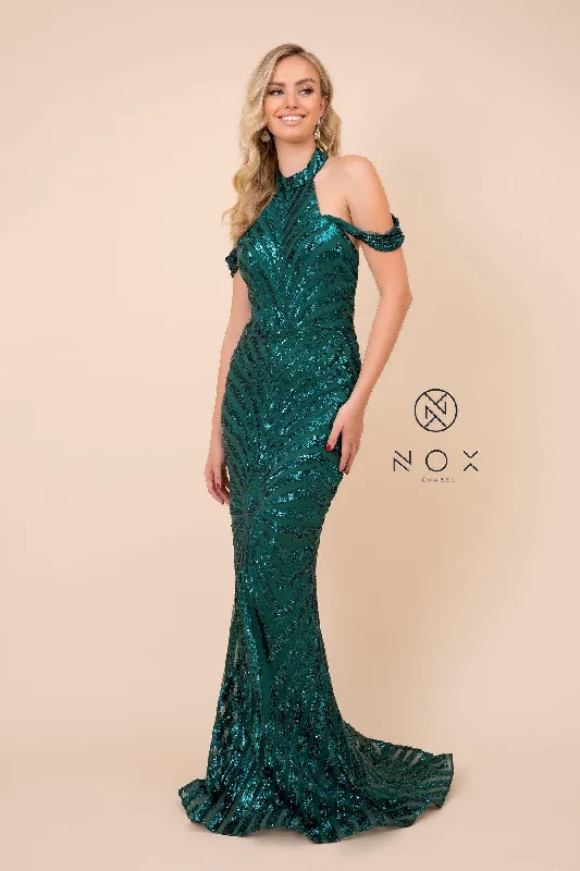 TightknitLong Prom Formal Off Shoulder Mermaid Dress