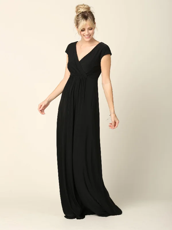 TightpantMother of the Bride V Neck Long Formal  Dress