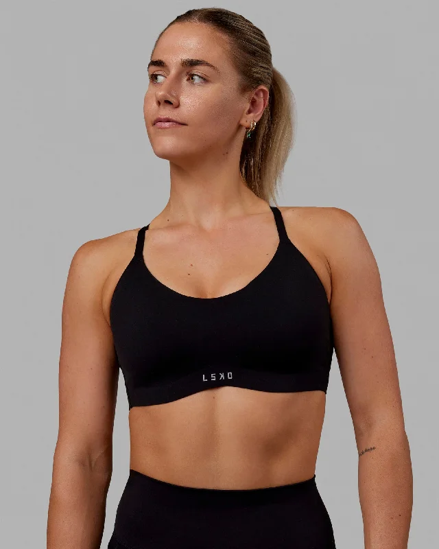 Windproof vestAdapt Sports Bra - Black