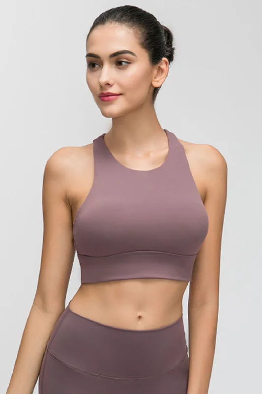 Gym teeHalter Keyhole Sports Bra