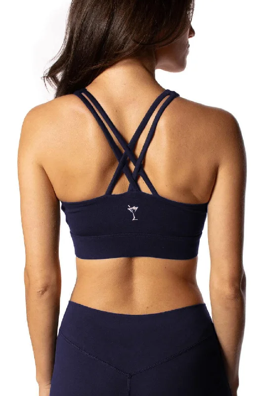 Mesh jacketNavy Crossover Sports Bra