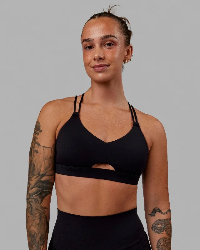 Breathable jacketPursue Sports Bra - Black