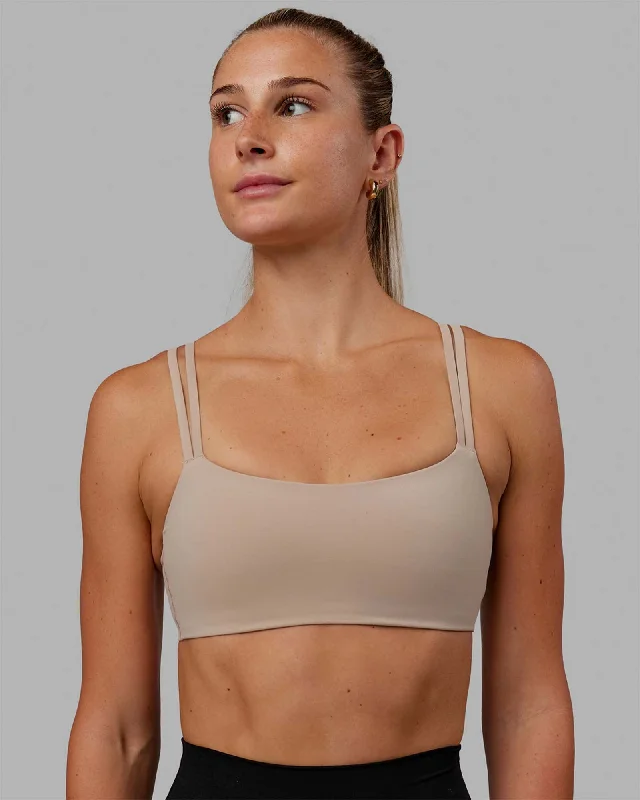 Running teeVantage Sports Bra - Taupe