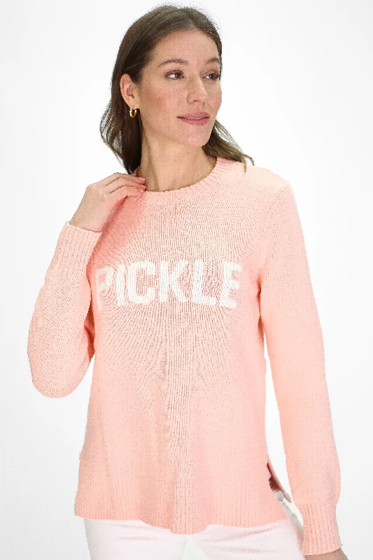 Artist Knit TopsDreamy Knit Casual Crew Neck 'PICKLE' Sweater