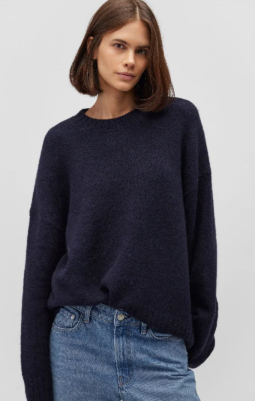 Lounge Knit TopsFUZZY SWEATER IN NIGHT SKY