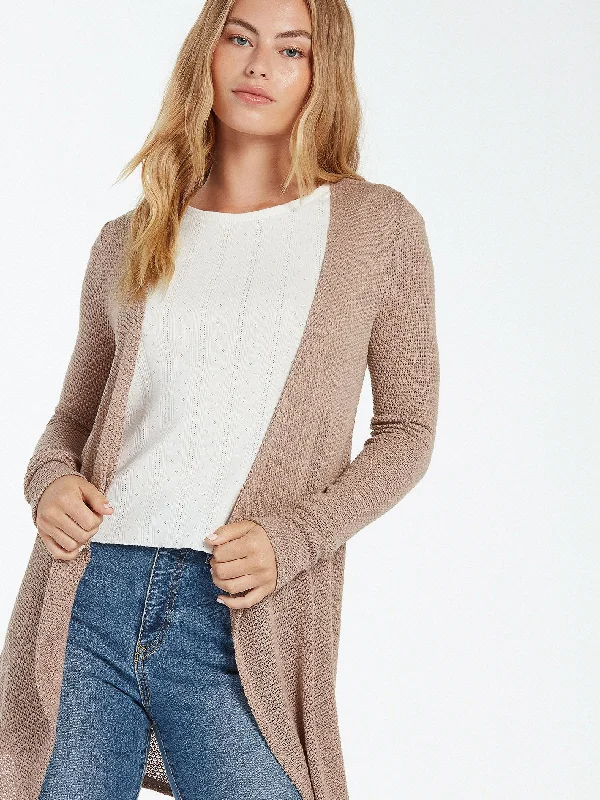 Angora Knit TopsGo Go Wrap Cardigan - Stone