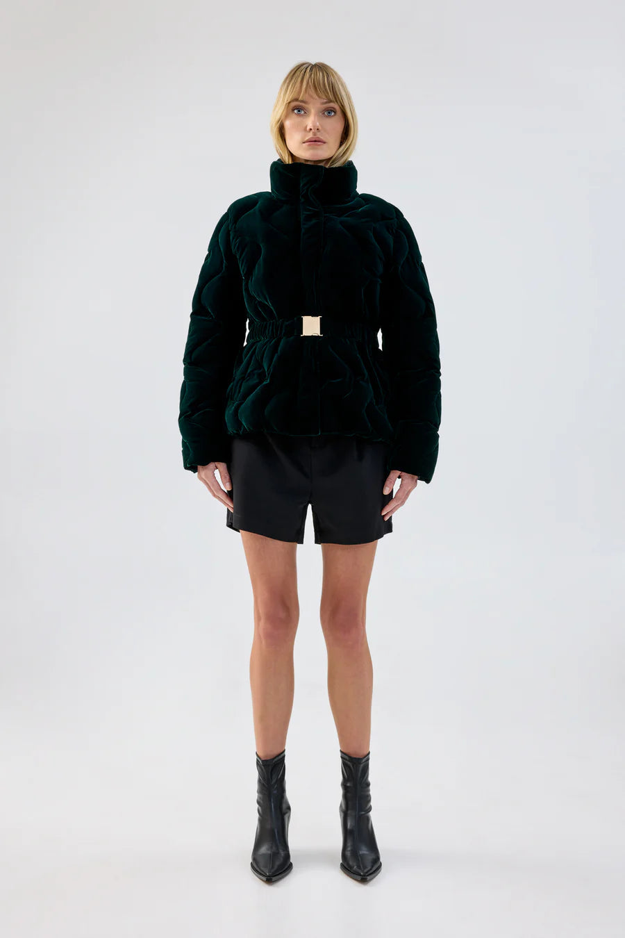 Zippered Knit TopsMaxim Puffer Jacket | Forest Green