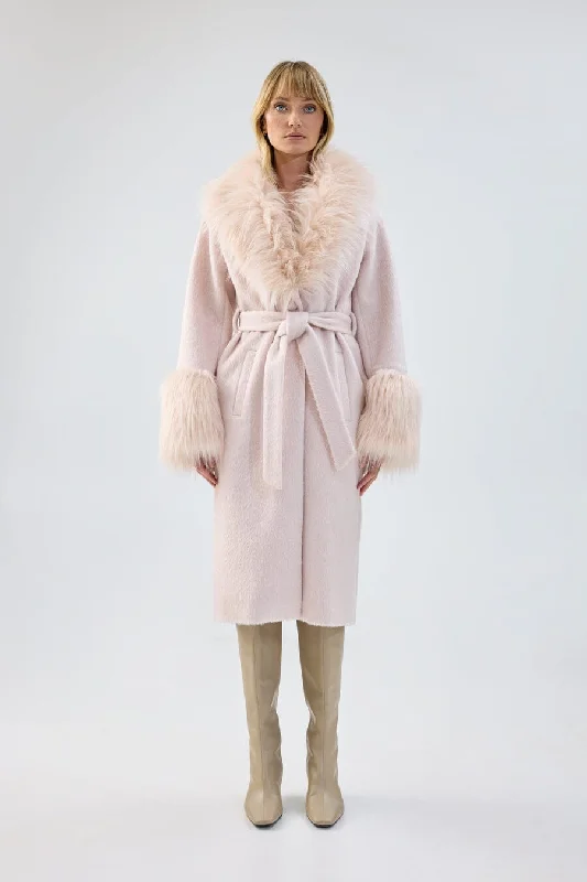 Artist Knit TopsParis Coat | Pearl Pink