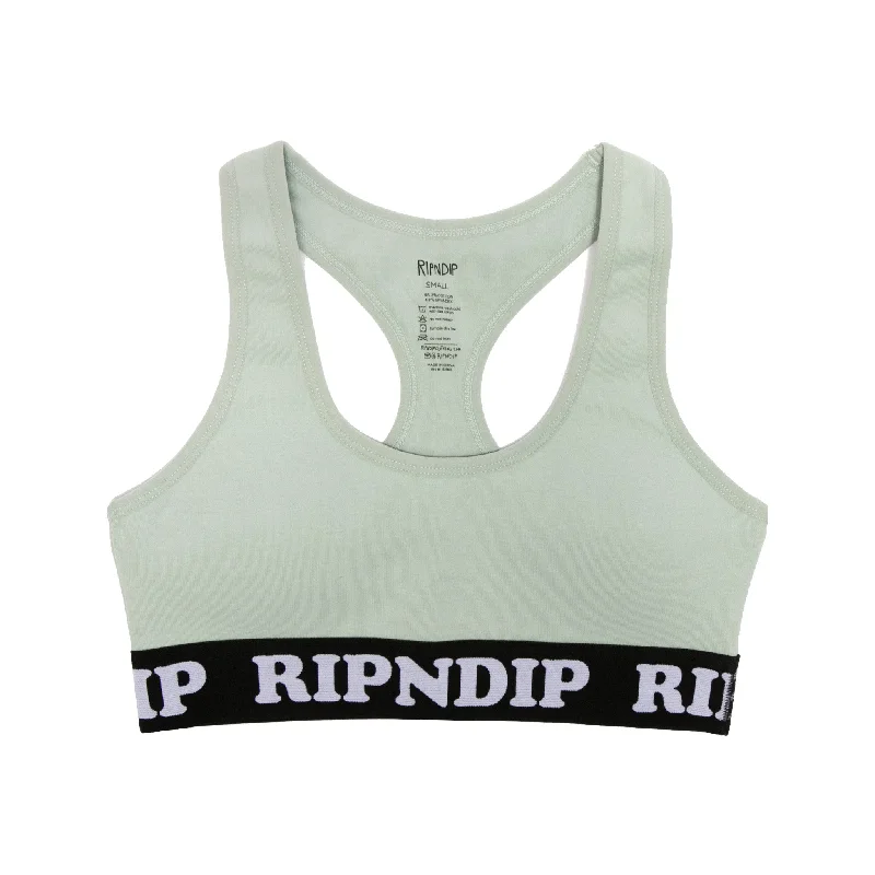 Windproof tankPeeking Nermal Sports Bra (Sea Moss)