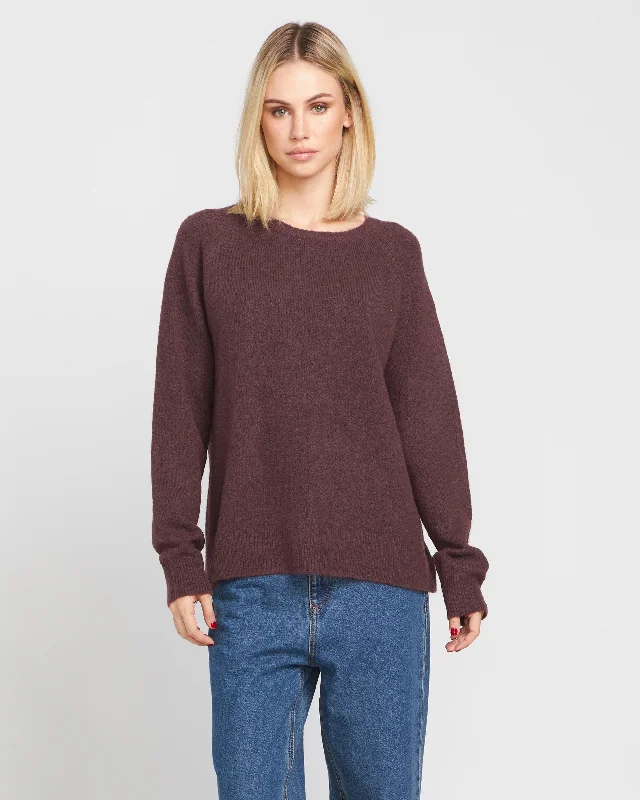 Angora Knit TopsTwinkle Teas Sweater - Espresso