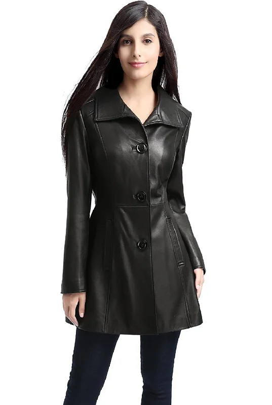 Hunting JacketsBGSD Women Belle Lambskin Leather Coat