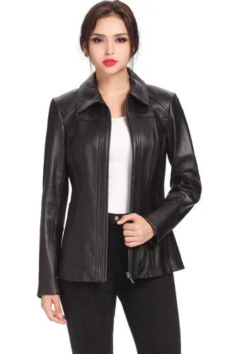 Sherpa JacketsBGSD Women Ellen Lambskin Leather Jacket