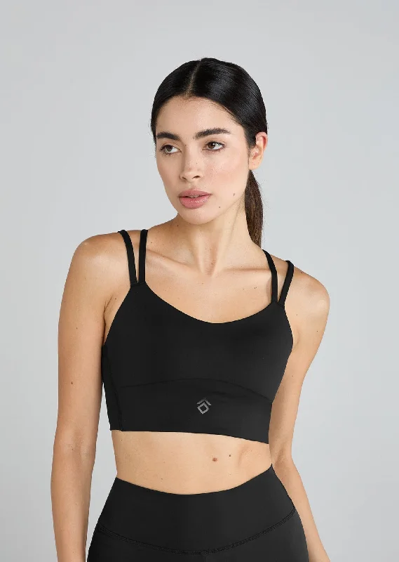 Performance hoodieBlack Bonded Sports Bra