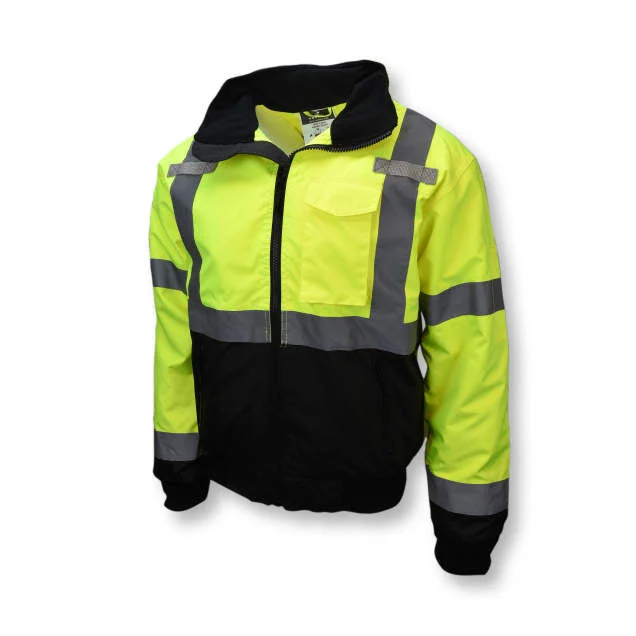 Quilted JacketsRadians SJ110B Class 3 Two-in-One High Visibility Bomber Safety Jacket