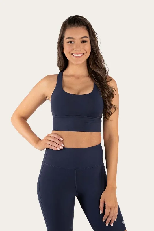 Compression hoodieHarlow Womens Long Sports Bra - Ink