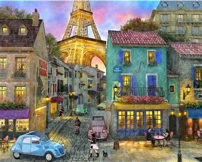 Springbok Puzzles – Eiffel Magic – 1000 Piece Jigsaw Puzzle – Made in USA