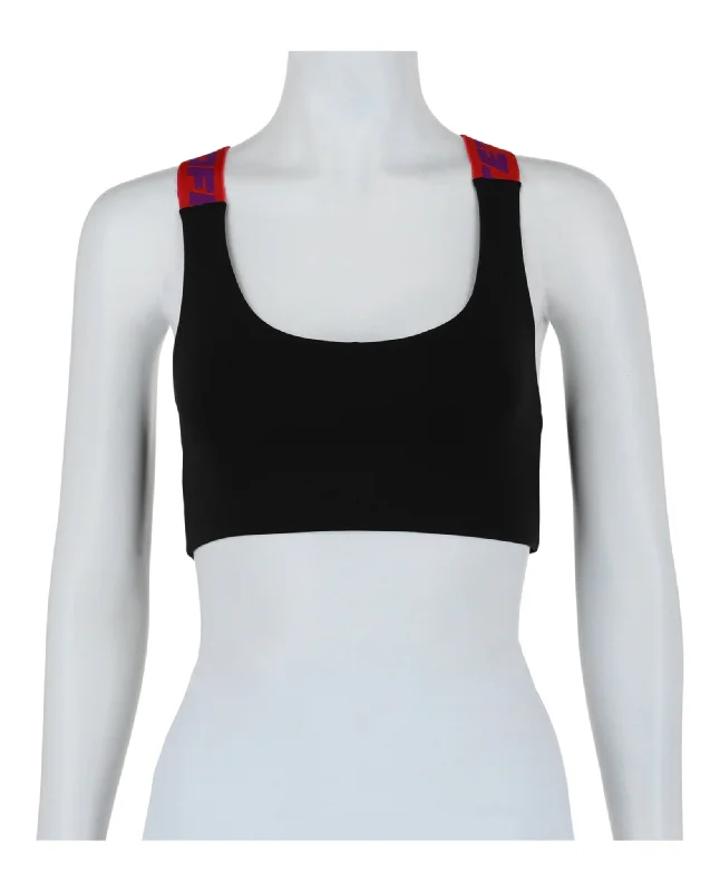 Gym jacketLogo Band Crisscross Sports Bra