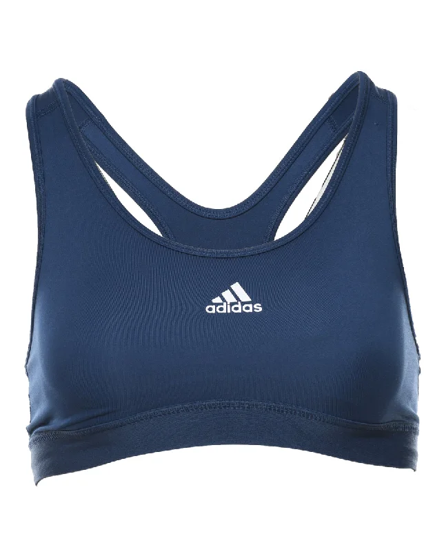 Sports tankNavy Sports Bra - S