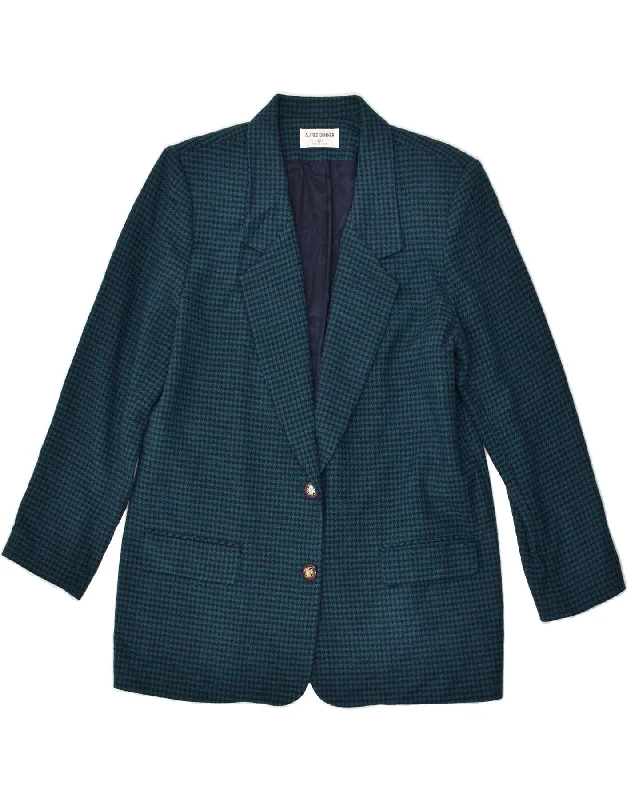 BlazercustomALFRED DUNNER Womens 2 Button Blazer Jacket US 12 Large Navy Blue