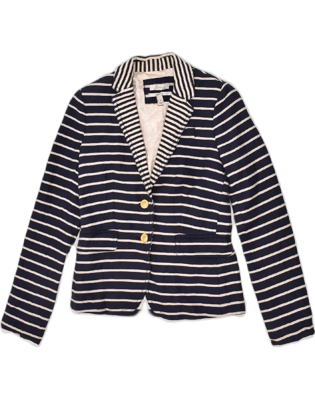 BlazerrivalJ. CREW Womens Schoolboy 2 Button Blazer Jacket US 00 2XS Navy Blue