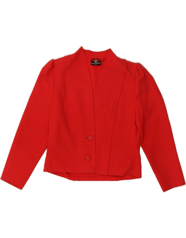 BlazermovementVINTAGE Womens 2 Button Blazer Jacket IT 38 XS Red