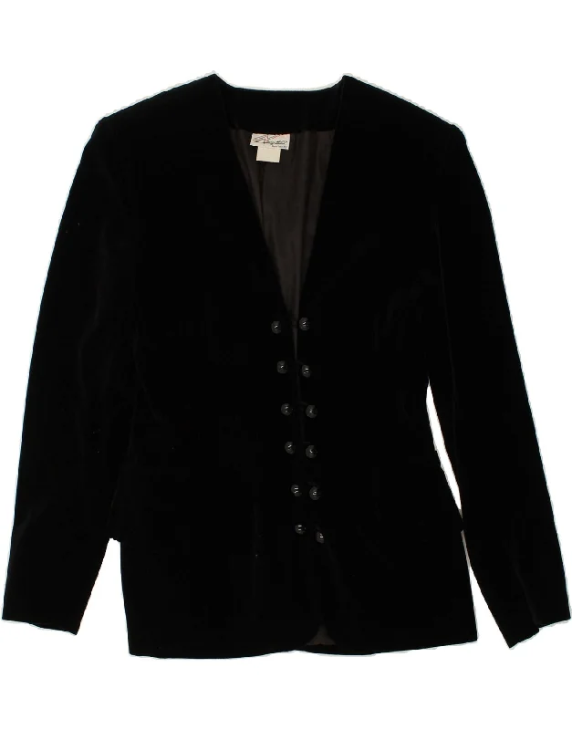 BlazerprideVINTAGE Womens Blazer Jacket IT 44 Medium Black