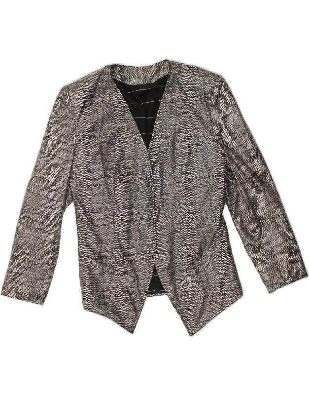 BlazercommunityVINTAGE Womens Blazer Jacket UK 8 Small Silver