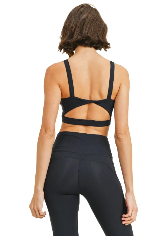 Compression jacketMono B Twist Back Sports Bra Top AT8090