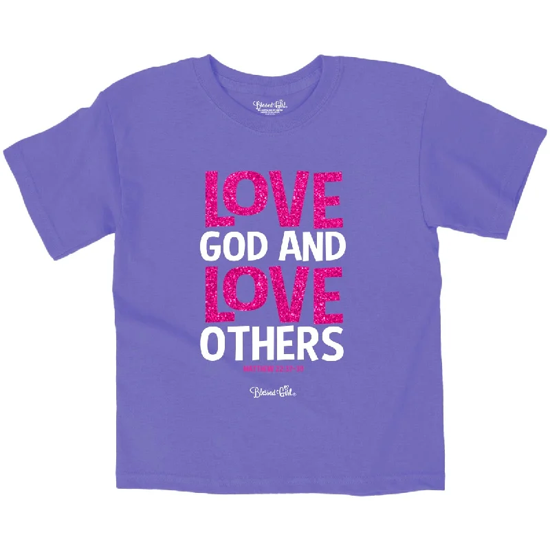 UV-Protection T-ShirtsBlessed Girl Kids T-Shirt Love God