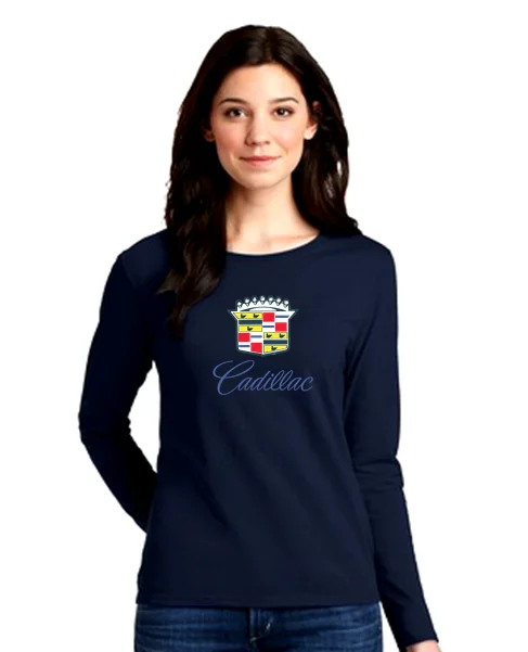 Jersey T-ShirtsCadillac 80's  Ladies' 5.3 oz. Gildan Heavy Cotton Missy Fit Long-Sleeve T-Shirt