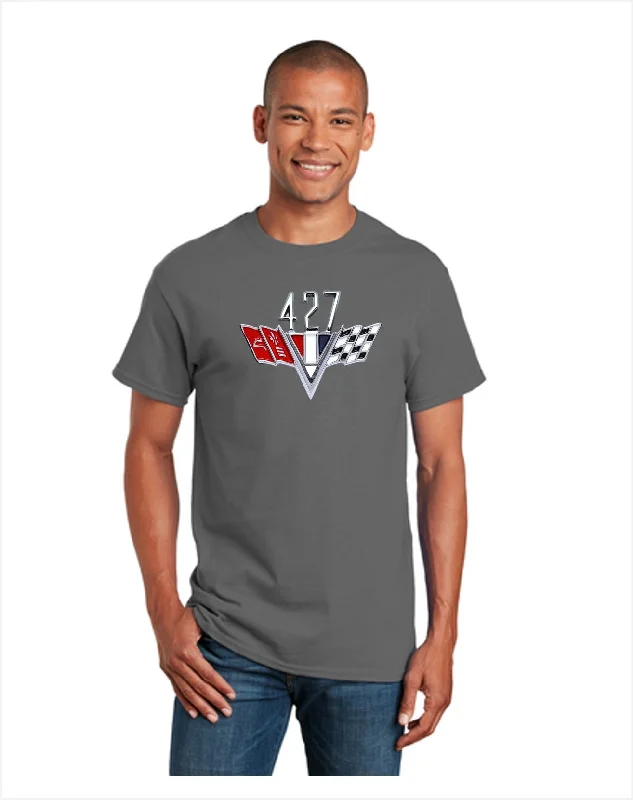 UV-Protection T-ShirtsChevrolet 427 Cross Flags T-shirt