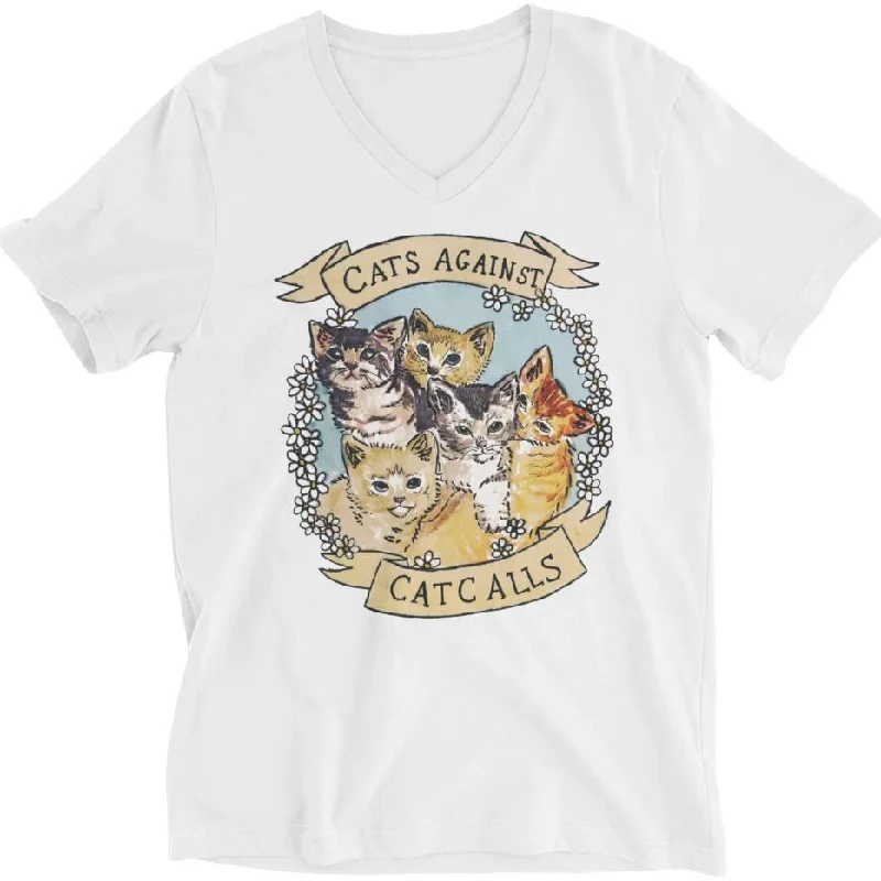 Plush T-ShirtsCats Against Catcalls -- Unisex T-Shirt