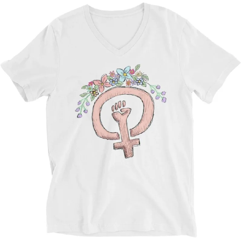 Cotton T-ShirtsFeminist Fist -- Unisex T-Shirt