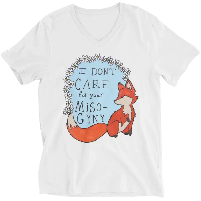 Graphic T-ShirtsFeminist Fox Doesn't Care For Your Misogyny -- Unisex T-Shirt