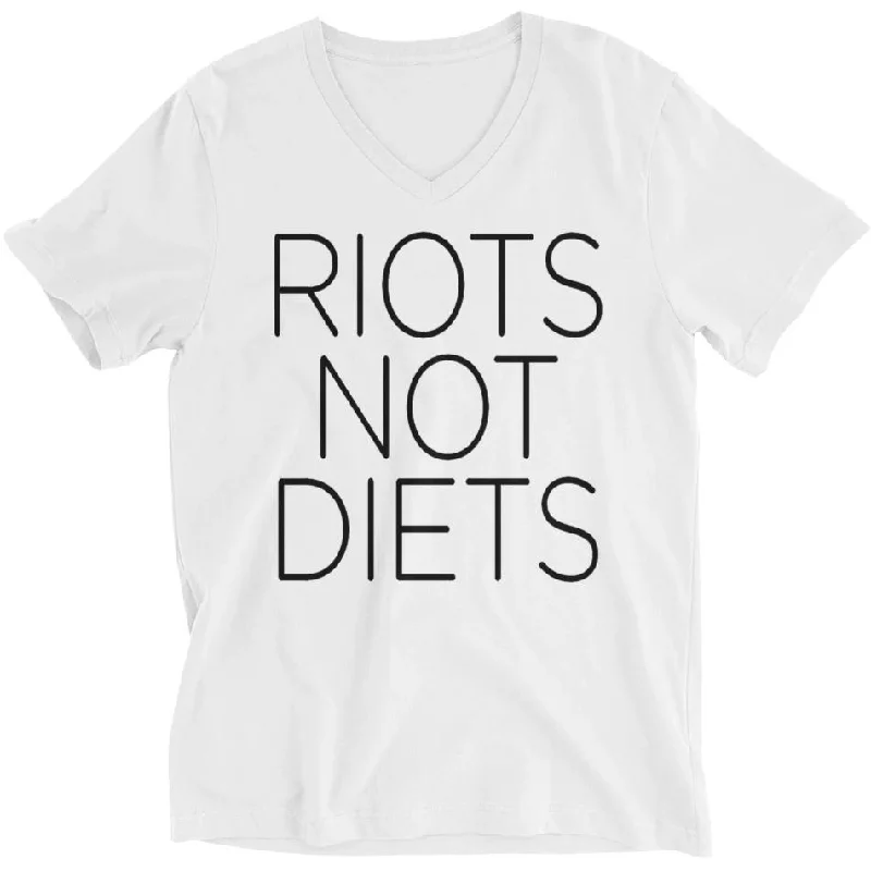 Polyester T-ShirtsRiots Not Diets -- Unisex T-Shirt