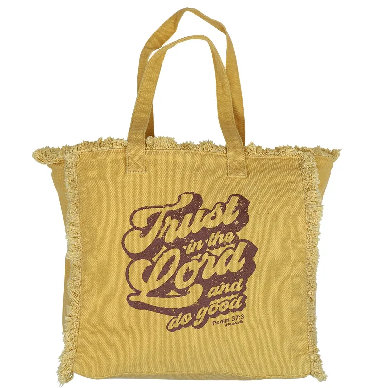 Yoga T-Shirtsgrace & truth Tote Bag Trust In The Lord